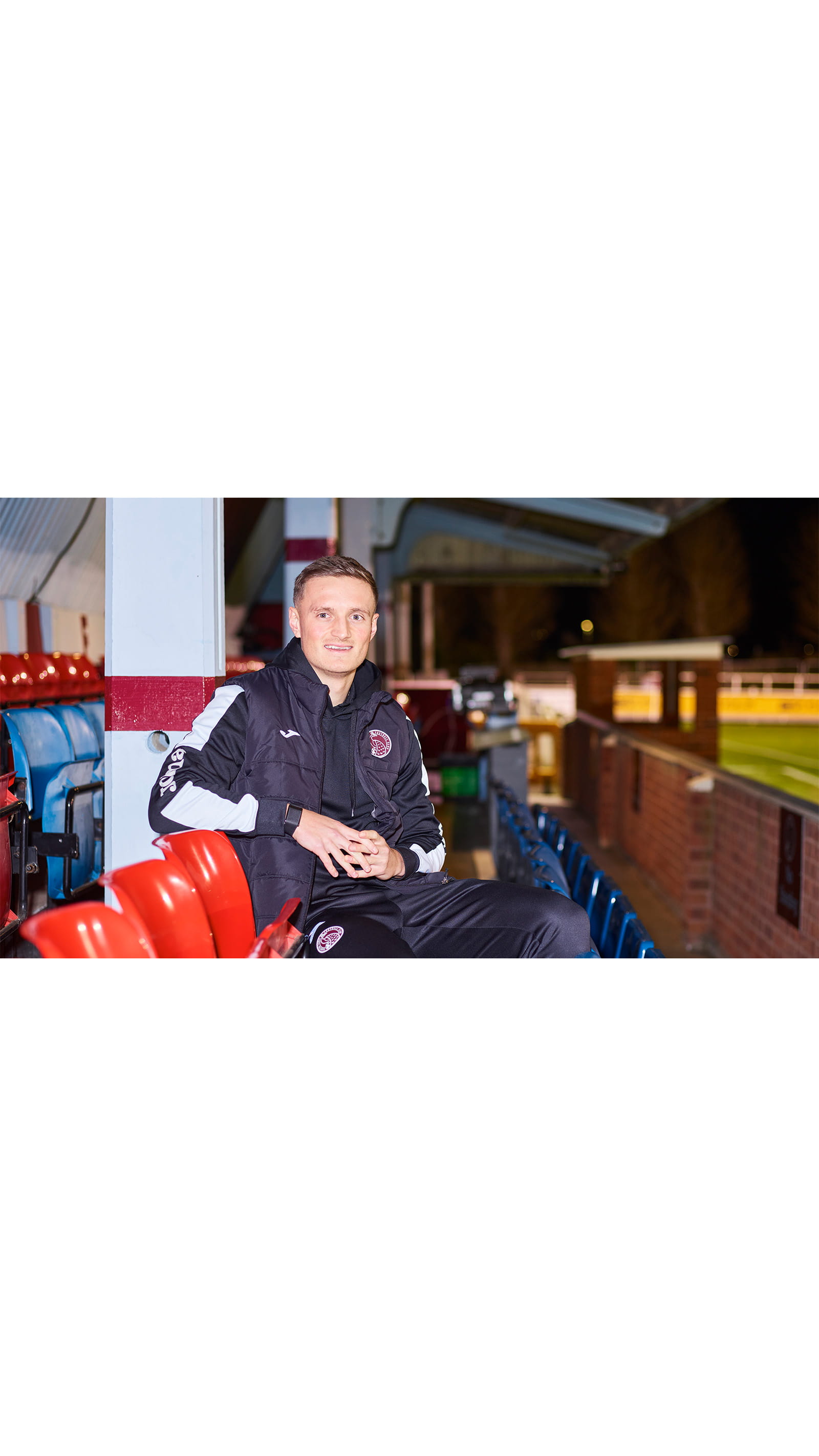 Nick Grimes ACA captain Taunton Town Football Club stadium seats field night