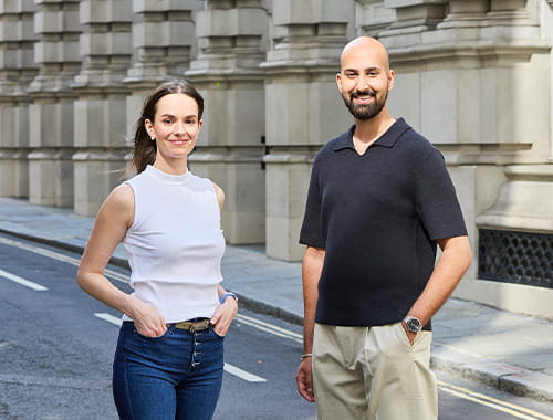 Photo of Kim Kreutle and Millen Olak