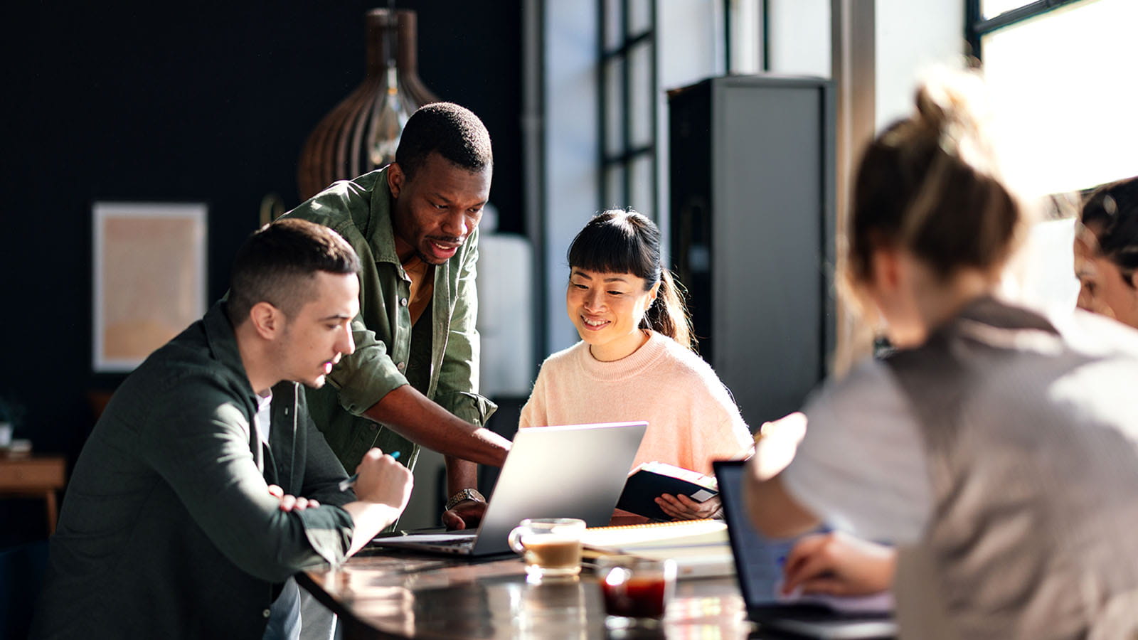 Group of people at a table