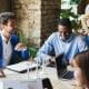 Office workers in a meeting