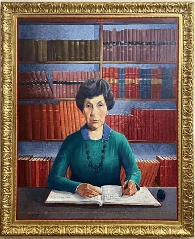 Portrait of Mary Harris Smith in Chartered Accountants' Hall.