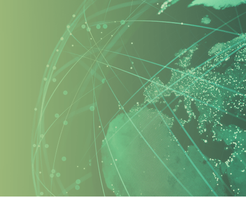 Image of the world in green