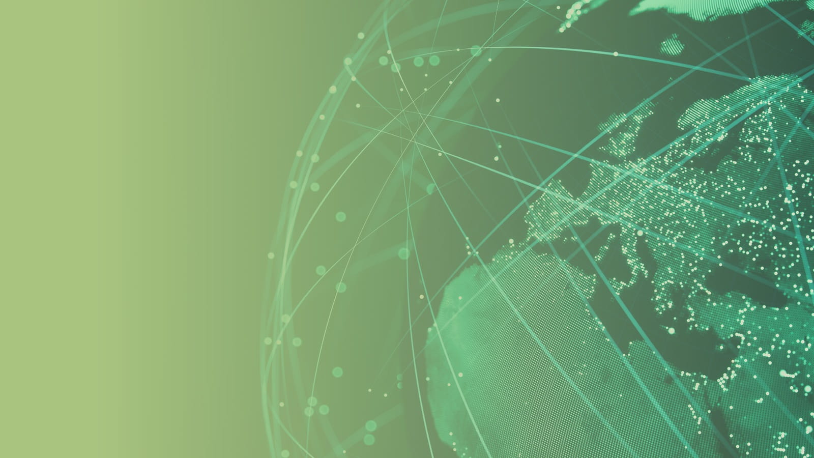 Image of the world in green