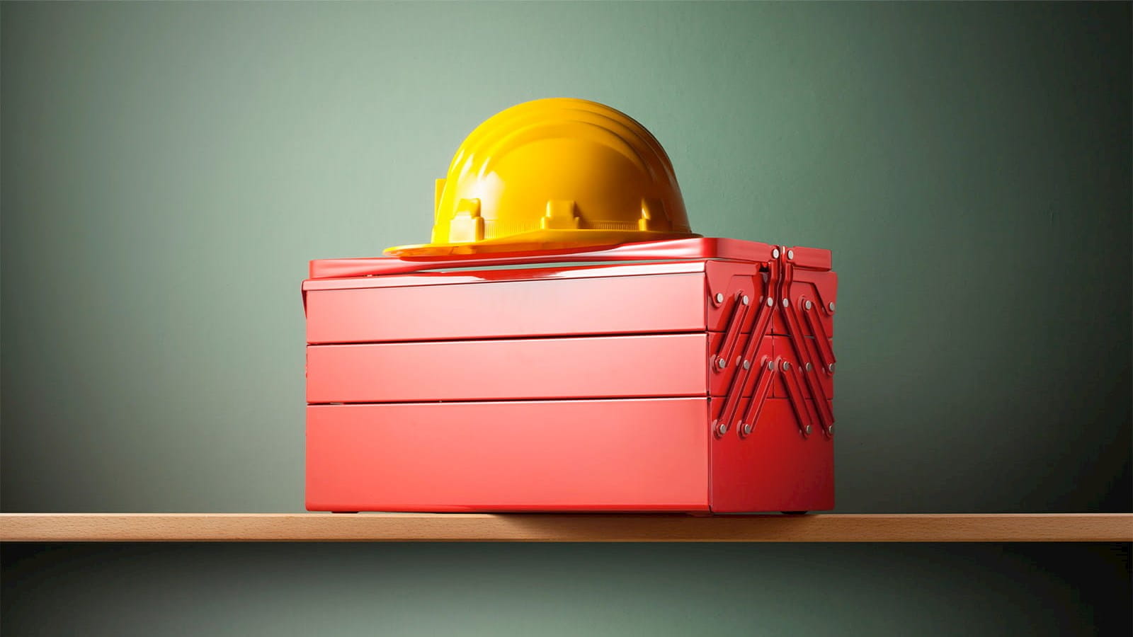 yellow hard hat helmet red toolbox kit ICAEW Audit & Beyond ISQM