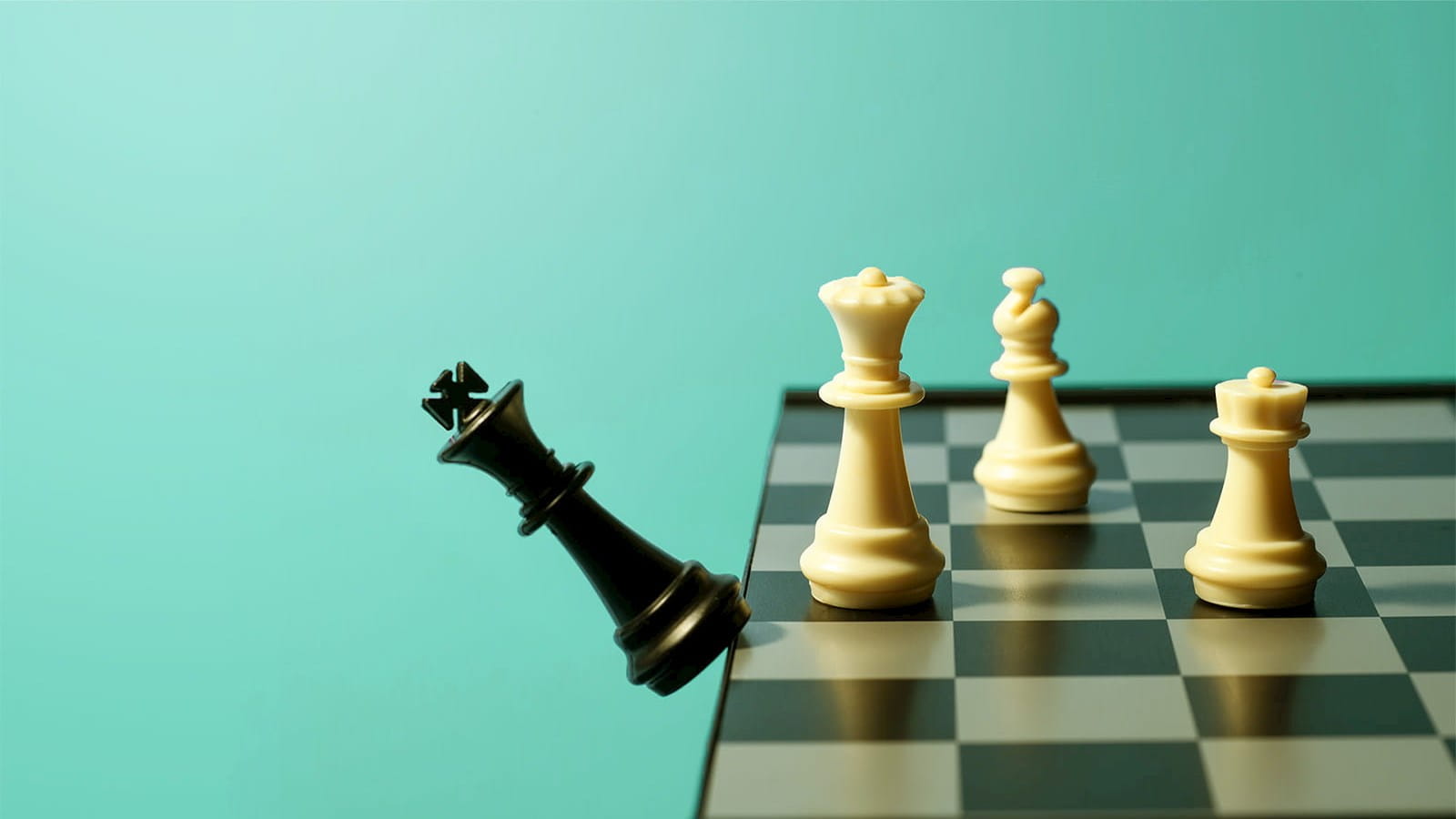 chess pieces board falling teal ICAEW audit scepticism