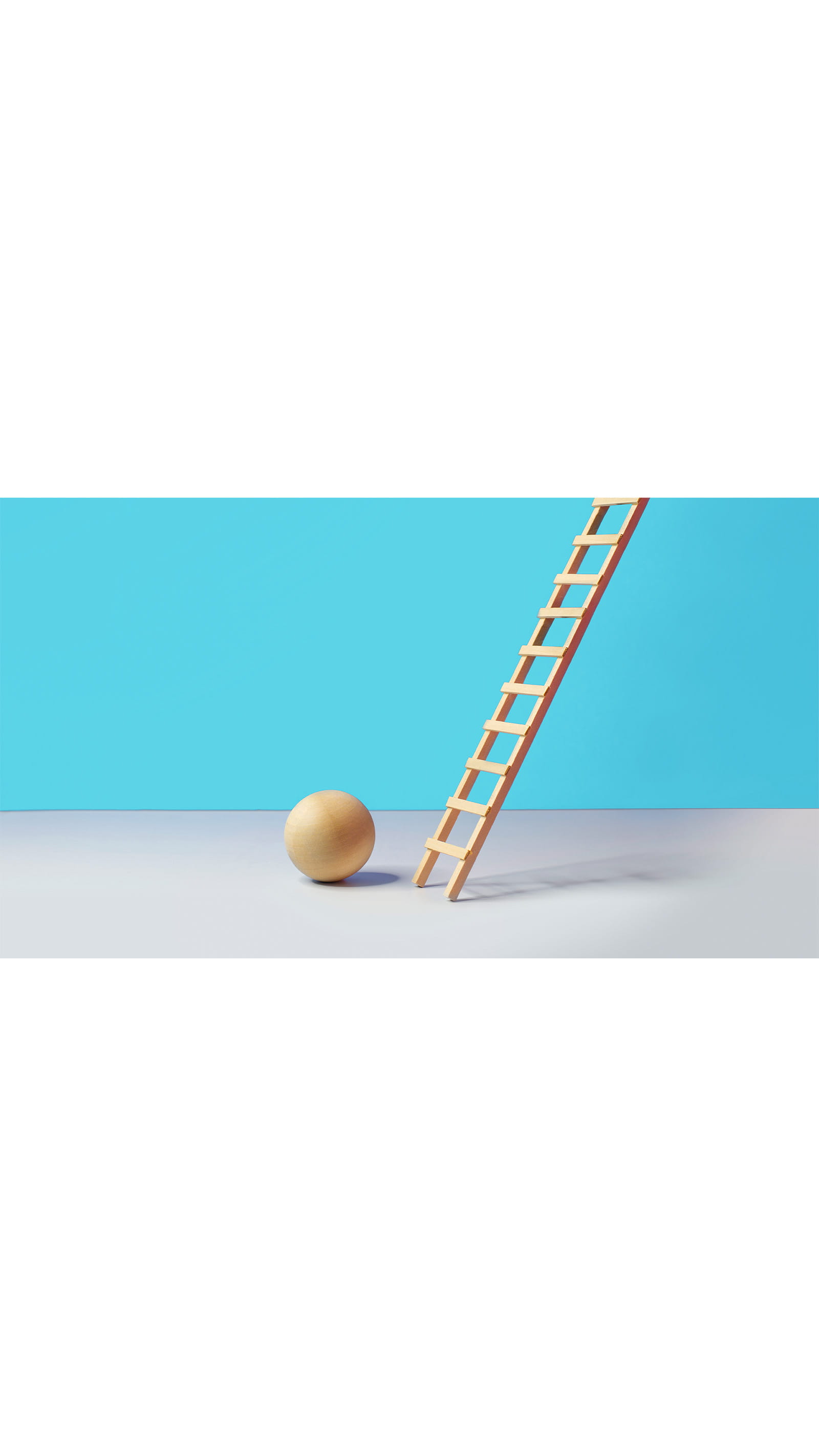 ladder wooden ball wood blue background maintaining momentum audit