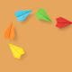 Image of origami paper planes
