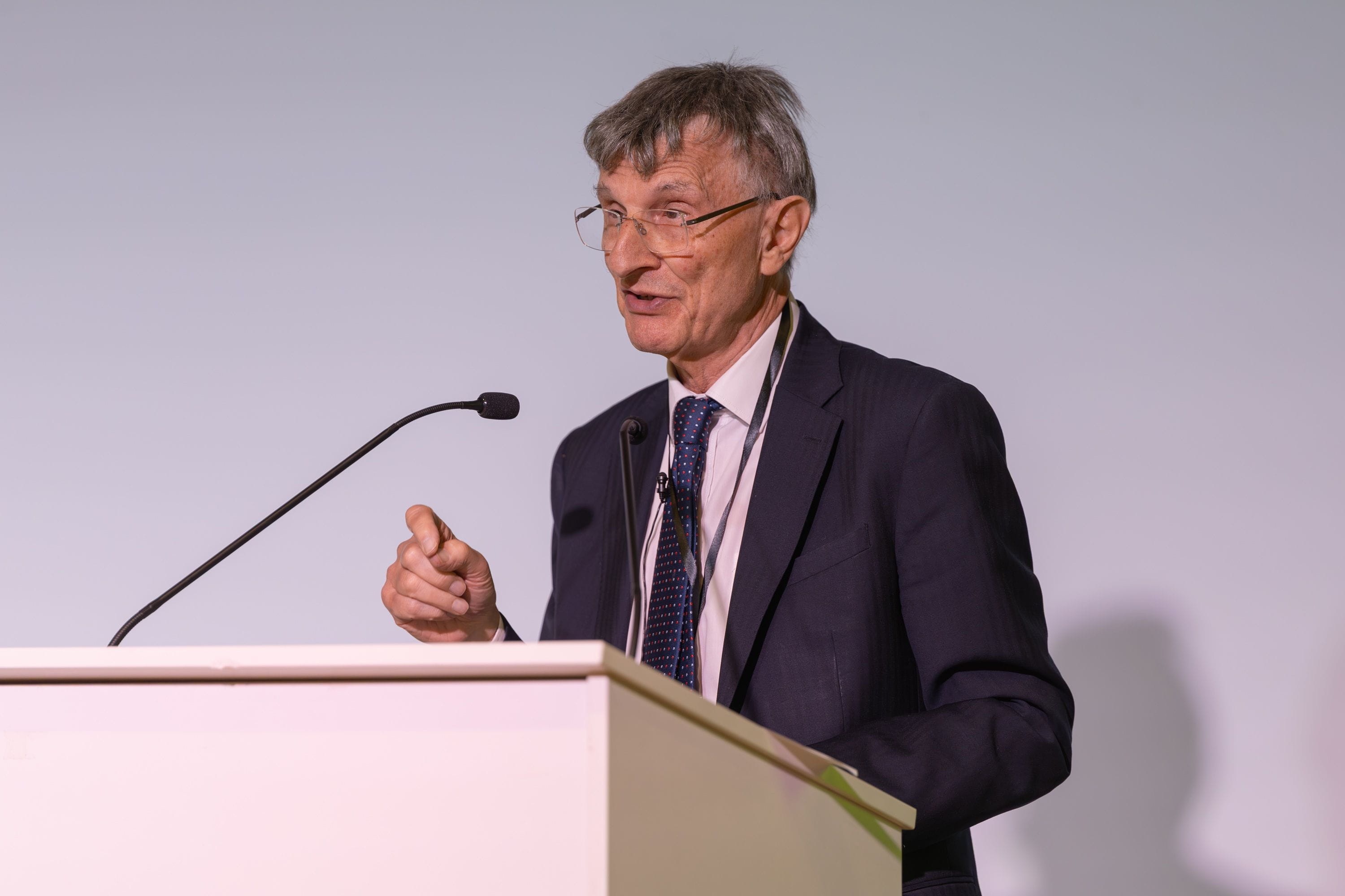 Photo of Sir Andrew speaking