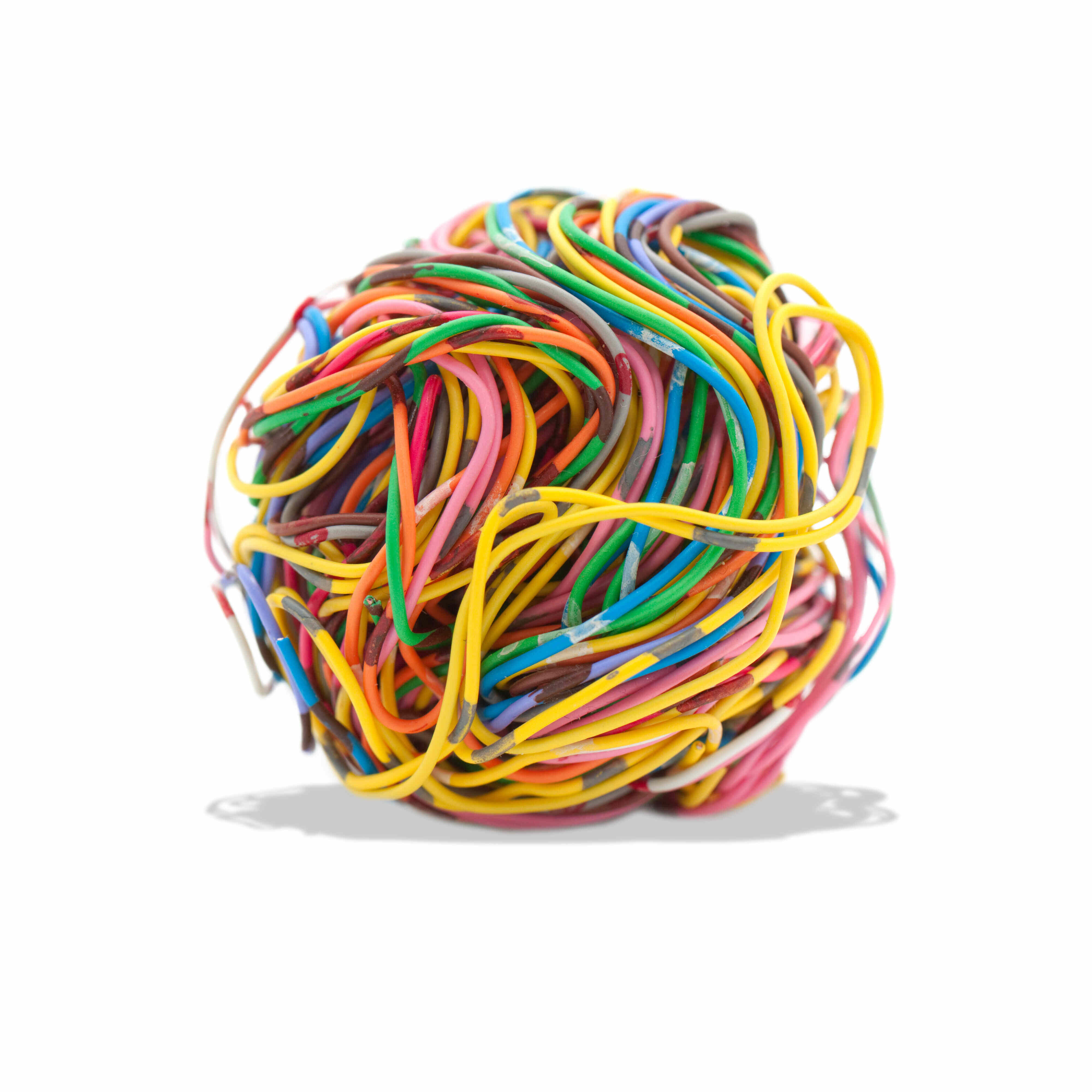 ball made from rubber bands