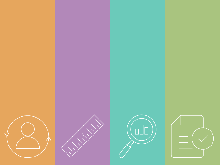 orange purple teal green graphic audit and technology ICAEW