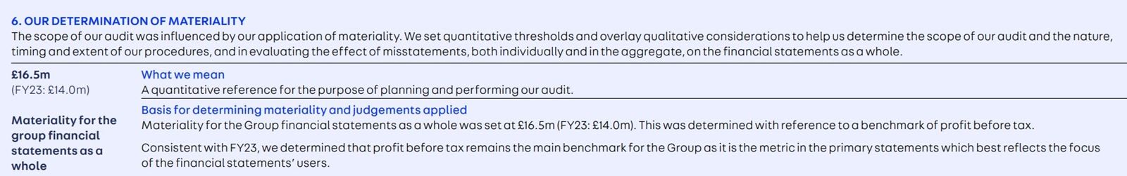  Auditor's report design bold text example