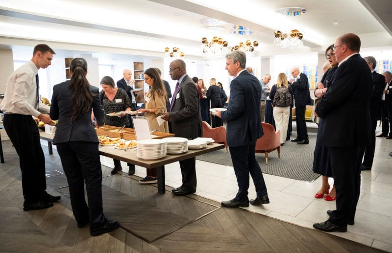 Networking at the Corporate Finance Faculty AGM 2025