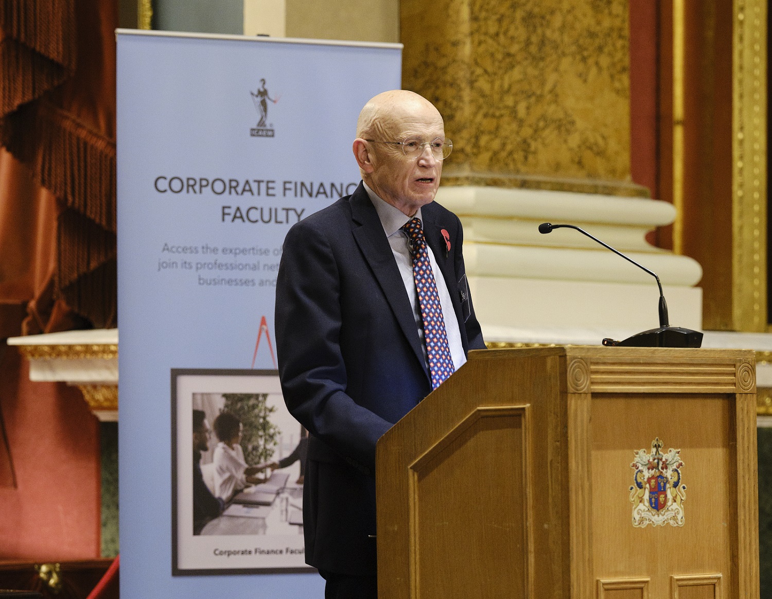 Jon Moulton delivering his speech