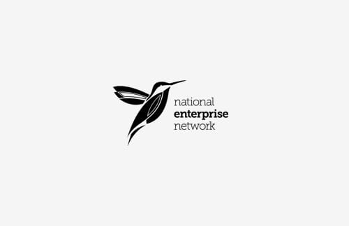 Logo of the National Enterprise Network which partners with ICAEW in creating the Business Finance Guide.