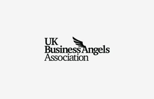 Logo of UK Business Angels Association which partners with ICAEW in creating the Business Finance Guide.