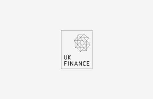 Logo of UK Finance which partners with ICAEW in creating the Business Finance Guide.