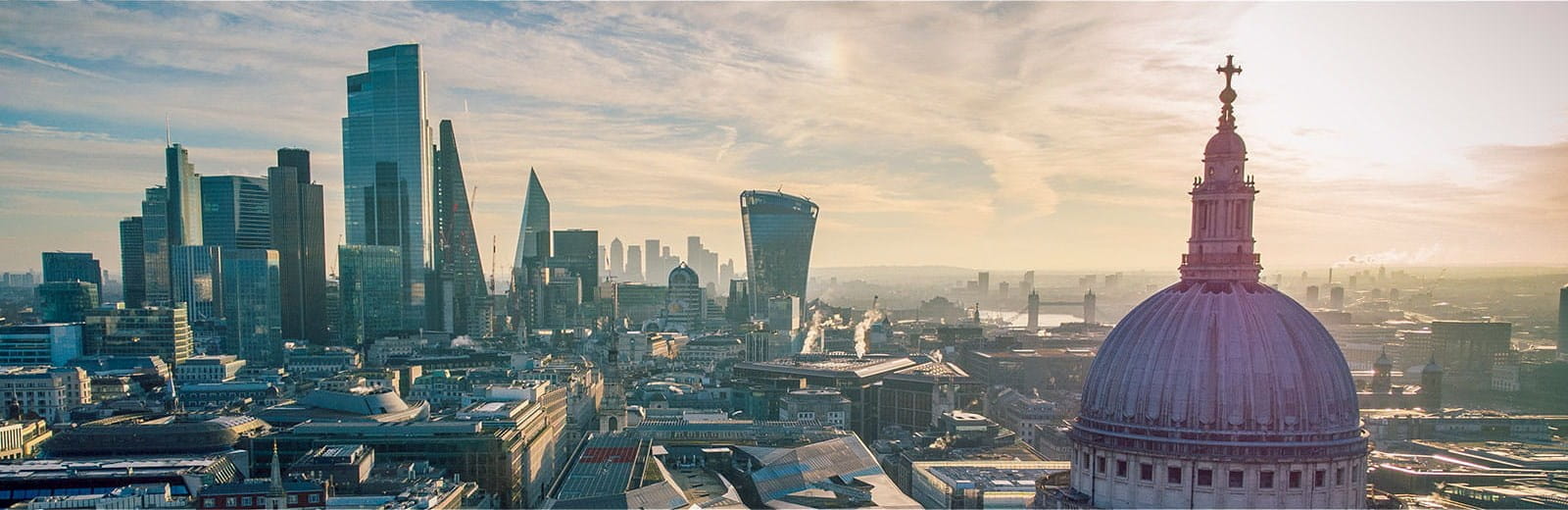 London city skyline St Pauls cathedral skyscrapers office buildings ICAEW Corporate Financier news