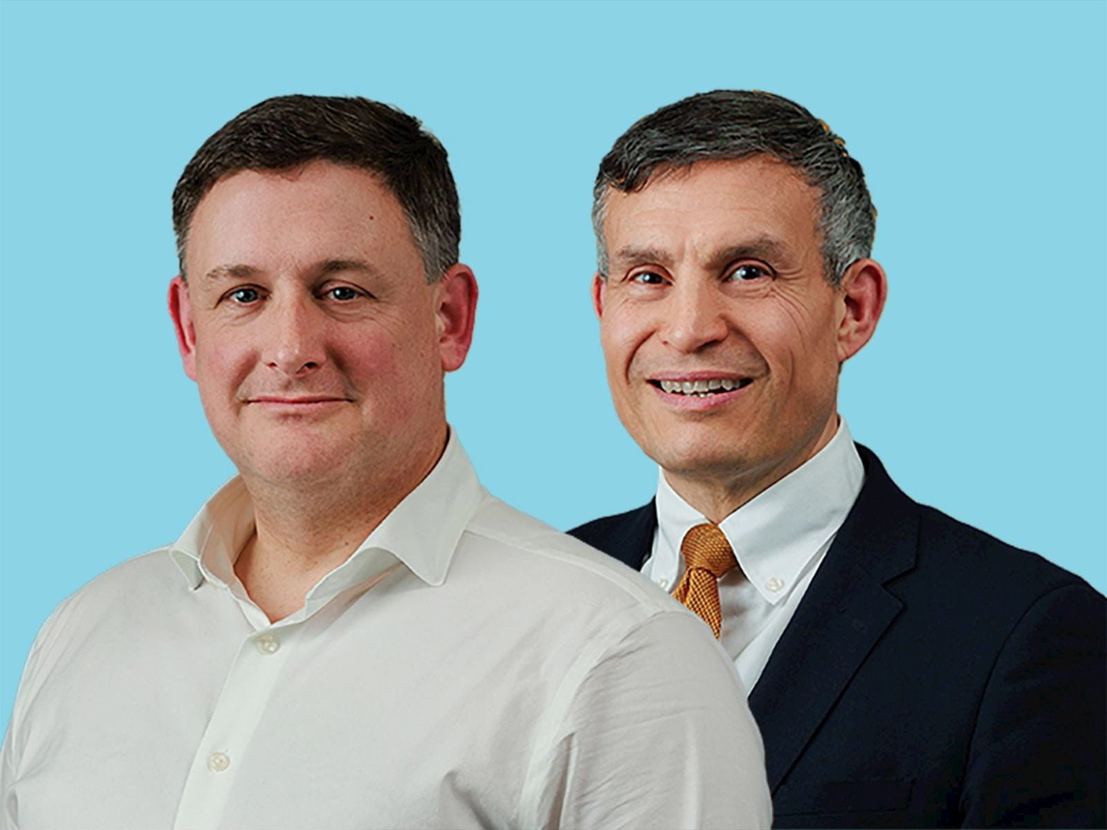 Ian Flaxman, Allica Bank head of growth finance (left) and Karl Holmes, growth finance team senior sales manager