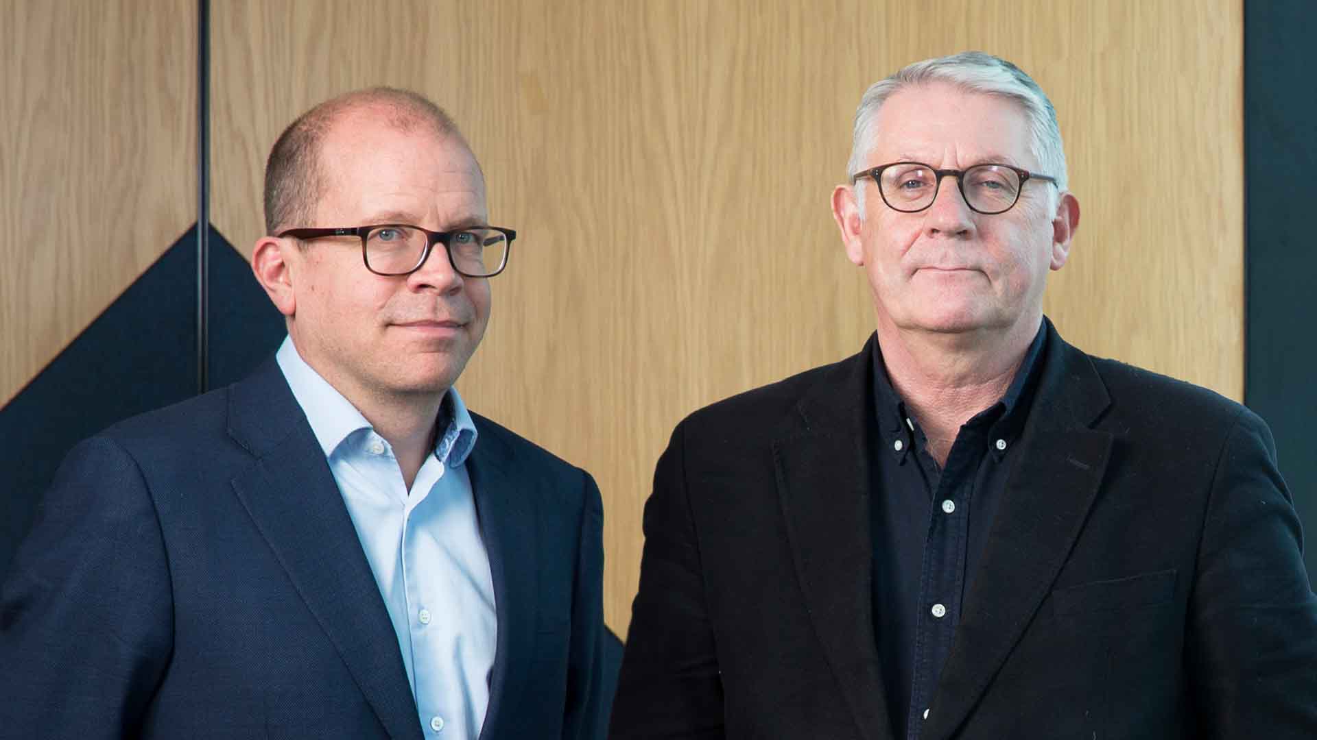 Shaun Grady, head of business development, and Adam Wyon, head of corporate finance at AstraZeneca