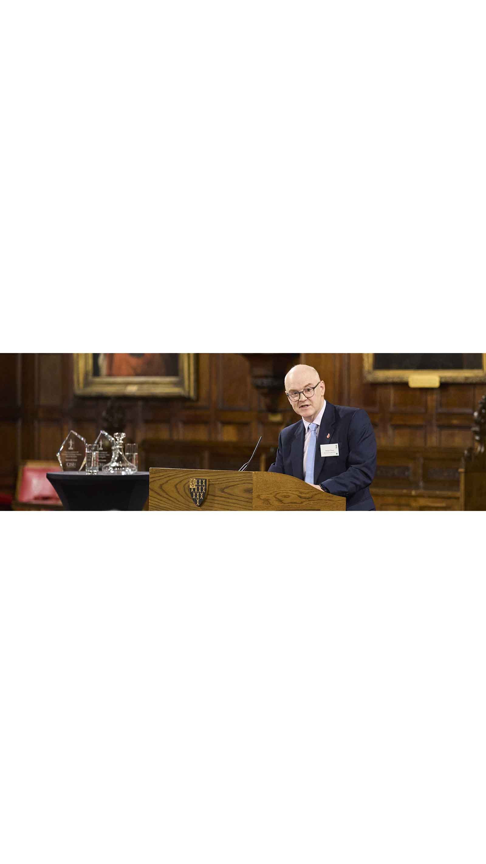 ICAEW Corporate Finance faculty chairman Alistair Brew speaking at an event