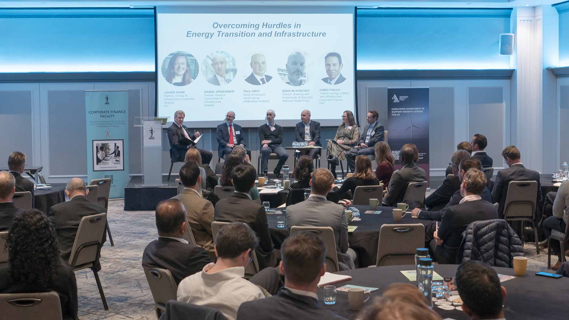 The Corporate Finance Faculty and the National Wealth Fund (NWF) held an infrastructure investment forum for investors and advisers in Leeds UK 2024