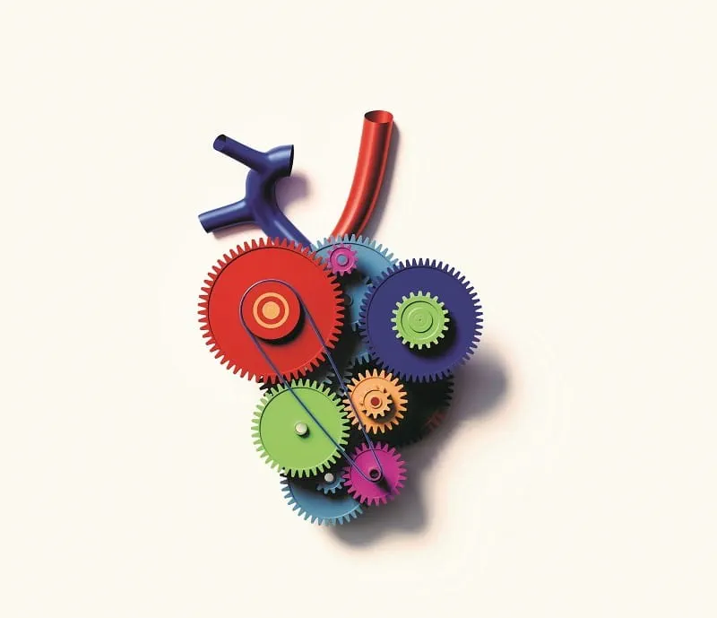 Cover story image - gears