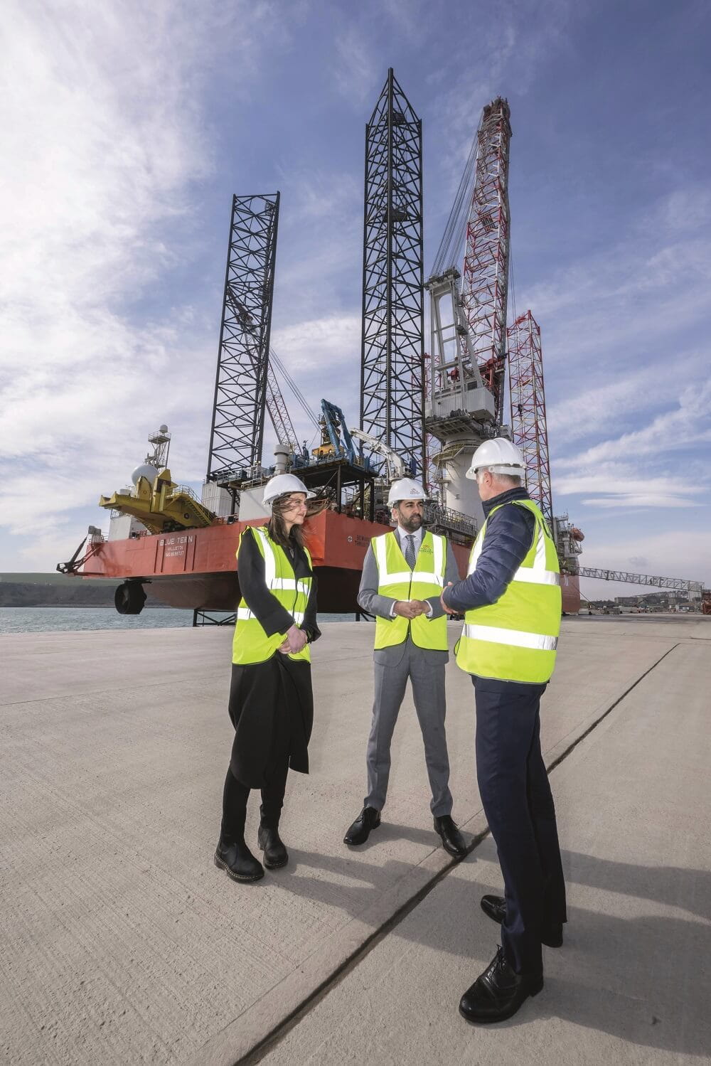 Image of cranes in Scotland