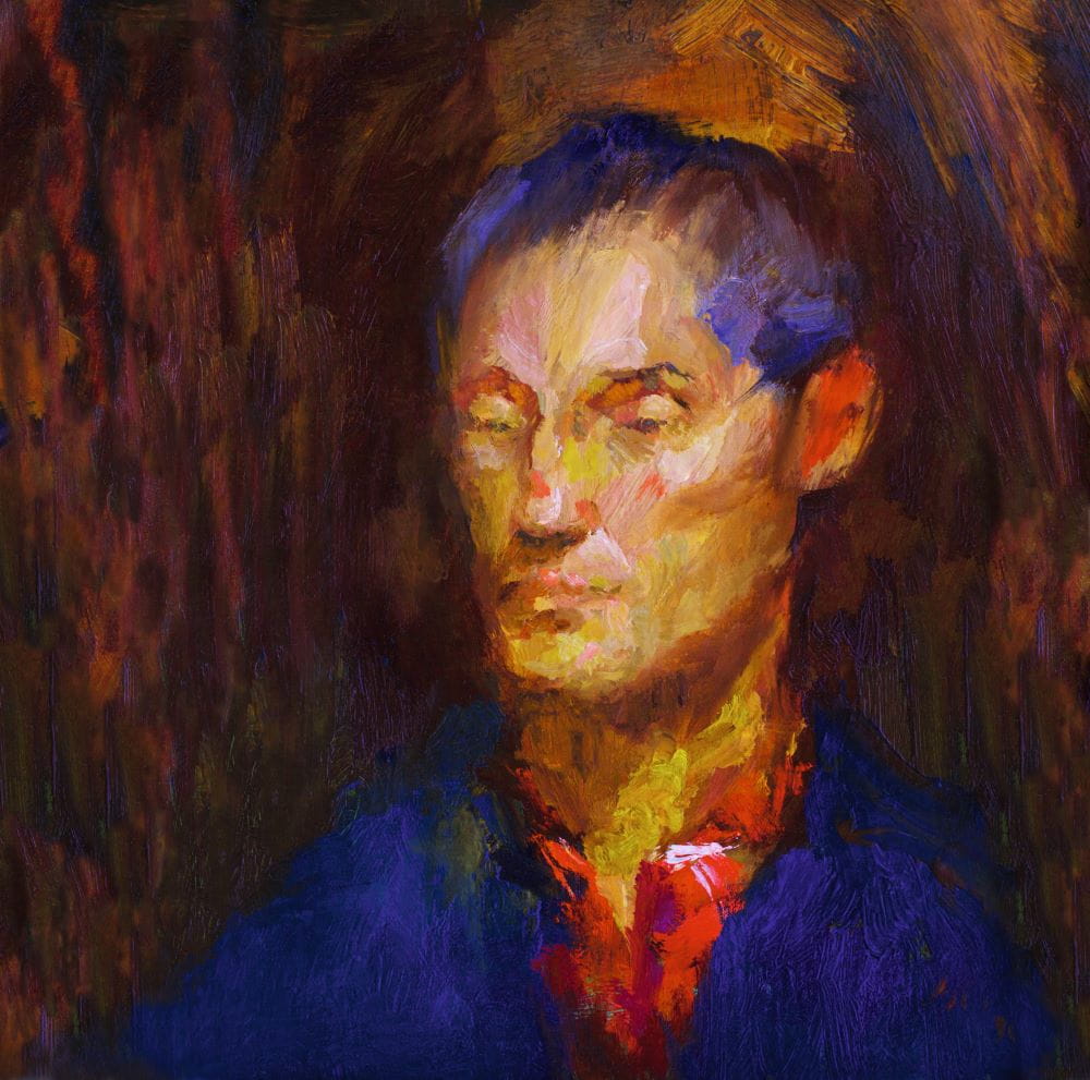 Oil painting style portrait to illustrate 'The Family Way' article