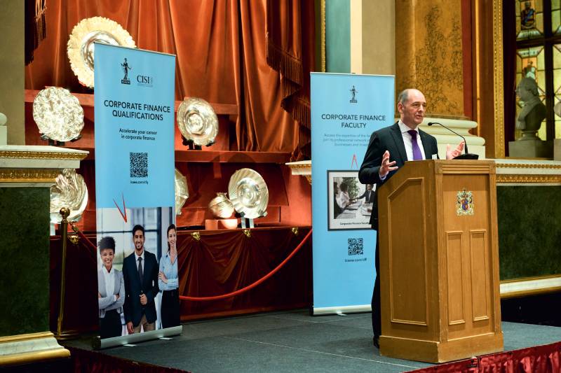 Image of Alan Vallance at Corporate Finance Faculty’s annual reception