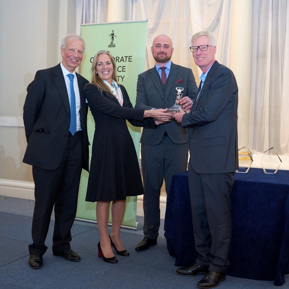 RS Group receiving the Corporate Development prize