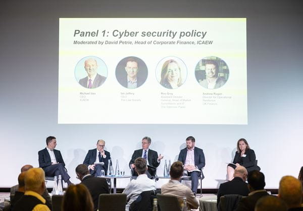 Cyber security in corporate finance event
