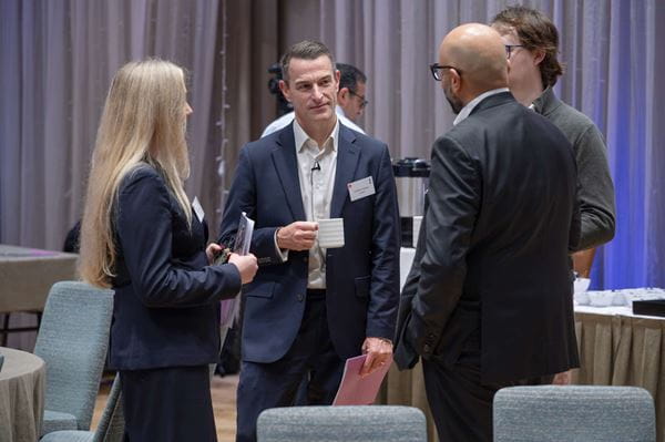 Networking at the HR due diligence launch