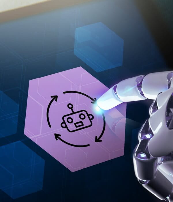AI hub promo image of robot hand
