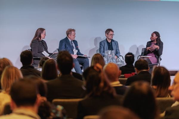 Peter Lee, Partner at Simmons & Simmons Partner, Pauline Norstrom, CEO of AI strategy and risk advisory firm Anekanta® AI, Tuomas Syrjänen, Co-founder and Chair of digital transformation specialists Futurice, Esther Mallowah, ICAEW Head of Tech Policy 