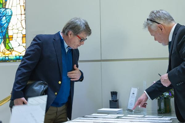 Desk at the Corporate Governance Conference