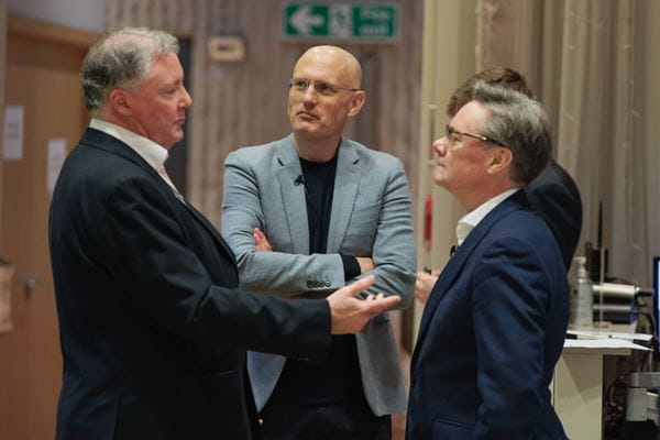 Derek Blair, President, ICAEW, Richard Moriarty, CEO, Financial Reporting Council, Iain Wright,  ICAEW Chief Policy and Communications Officer