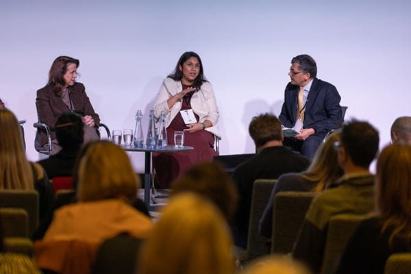 Sheree Howard, FCA’s Executive Director of Authorisations and Joint Interim COO, Tara Rajah, General Counsel, Corporate Risk at WPP and Trustee at War Child UK, Hanif Barma, founder of Board Alchemy and co-founder and director at the Risk Coalition 