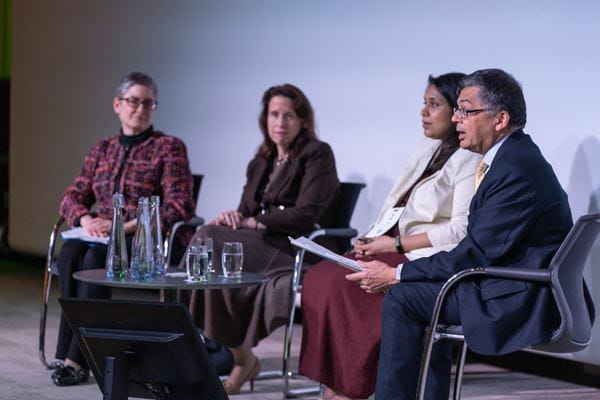 NED, Alessandra Mongiardino, Sheree Howard, FCA’s Executive Director of Authorisations and Joint Interim COO, Tara Rajah, General Counsel, Corporate Risk at WPP and Trustee at War Child UK and Hanif Barma, founder of Board Alchemy and co-founder and director at the Risk Coalition 