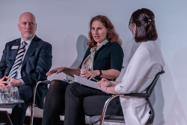 Tina Mavraki, FTSE 100 NED & FI Senior Advisor, Peter van Veen, ICAEW's Director of Corporate Governance and Stewardship and Tanya Gass, Partner at Norman Broadbent 