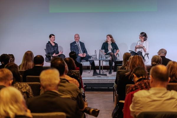 Tanya Gass, Partner at Norman Broadbent, Tina Mavraki, FTSE 100 NED & FI Senior Advisor, Harriet Molyneaux, NED and People & Culture Advisor and Peter van Veen, ICAEW's Director of Corporate Governance and Stewardship 