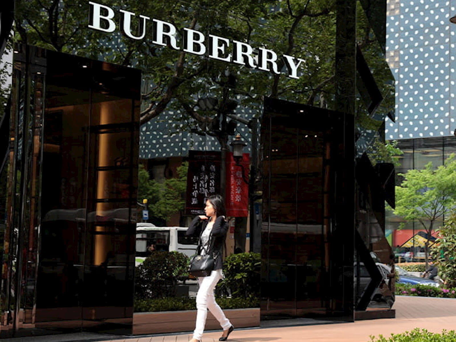 Burberry store front high street retail shop fashion designer ICAEW By All Accounts