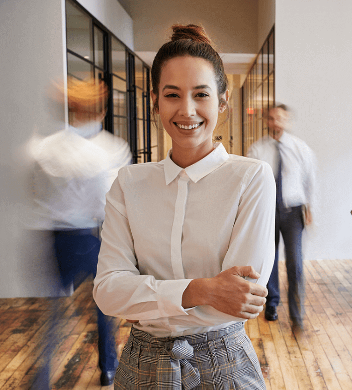 Female office worker