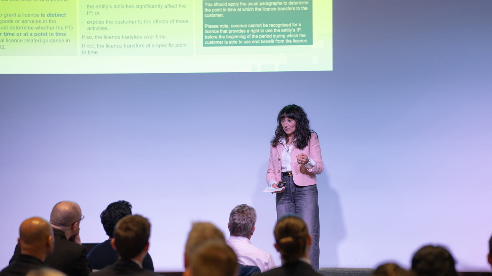 Danielle Stewart OBE, Financial Reporting Advisory Partner, RSM, speaking at ICAEW Corporate Reporting Conference 2025