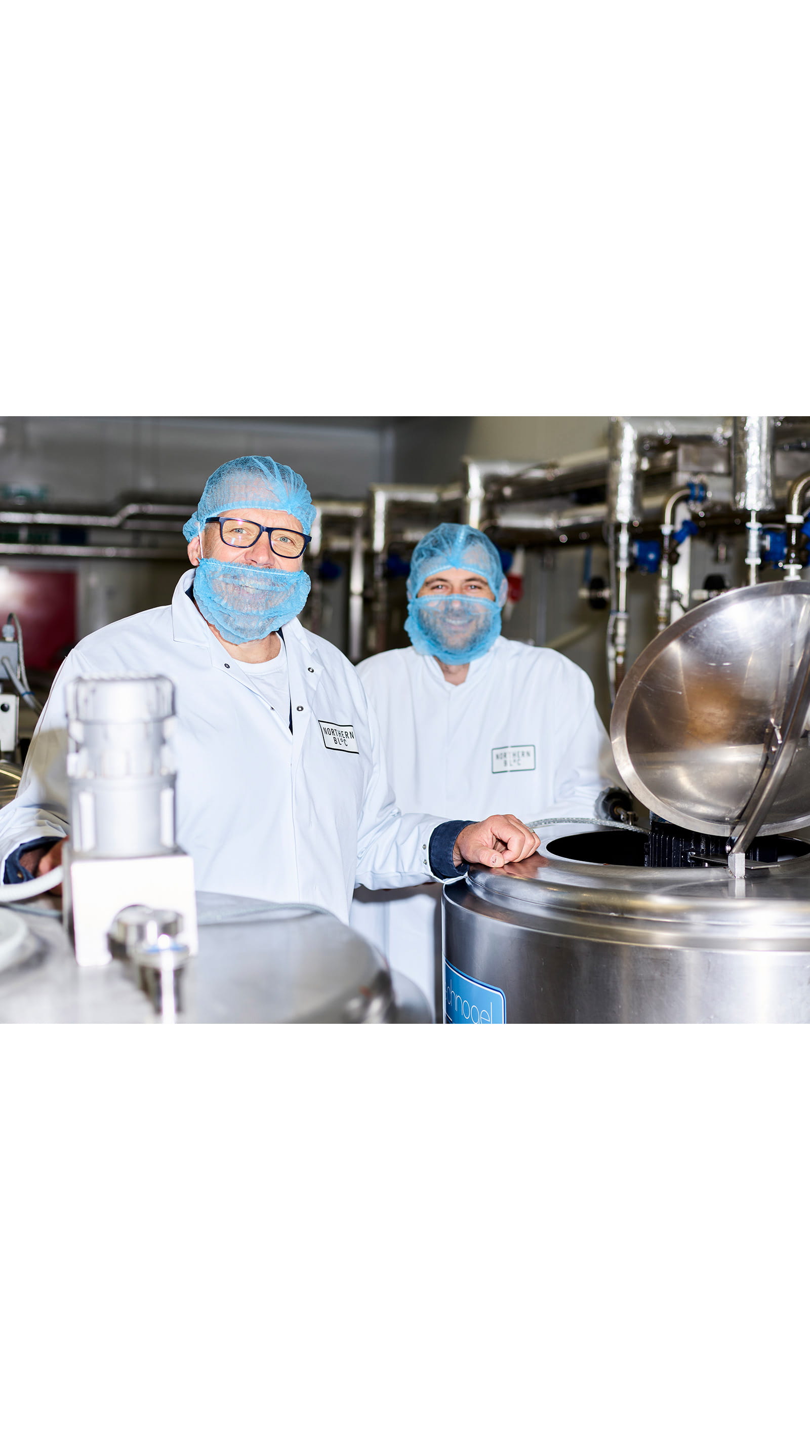 Dirk Mischendahl and Josh Lee owners Northern Bloc ice cream manufacturer