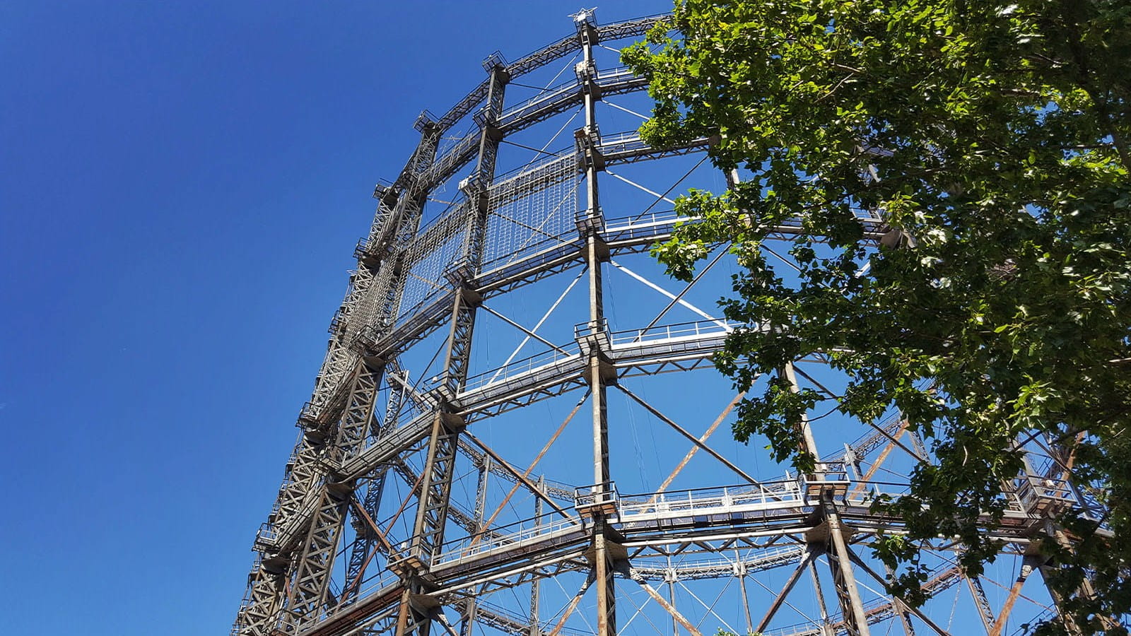 gas works tower structure building blue sky UK skills gap what's gone wrong