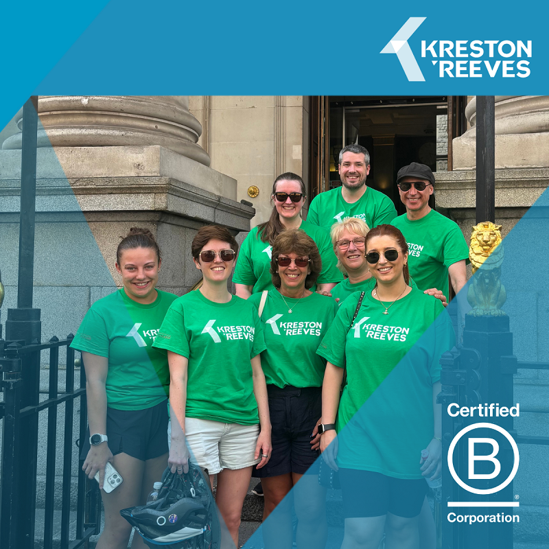 Kreston Reeves colleagues taking part in the London Legal Walk to raise funds for The Access to Justice Foundation.