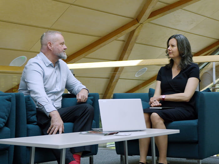 Richard Spencer, Director of Sustainability at ICAEW, Karen Ellis, Chief Economist at WWF-UK