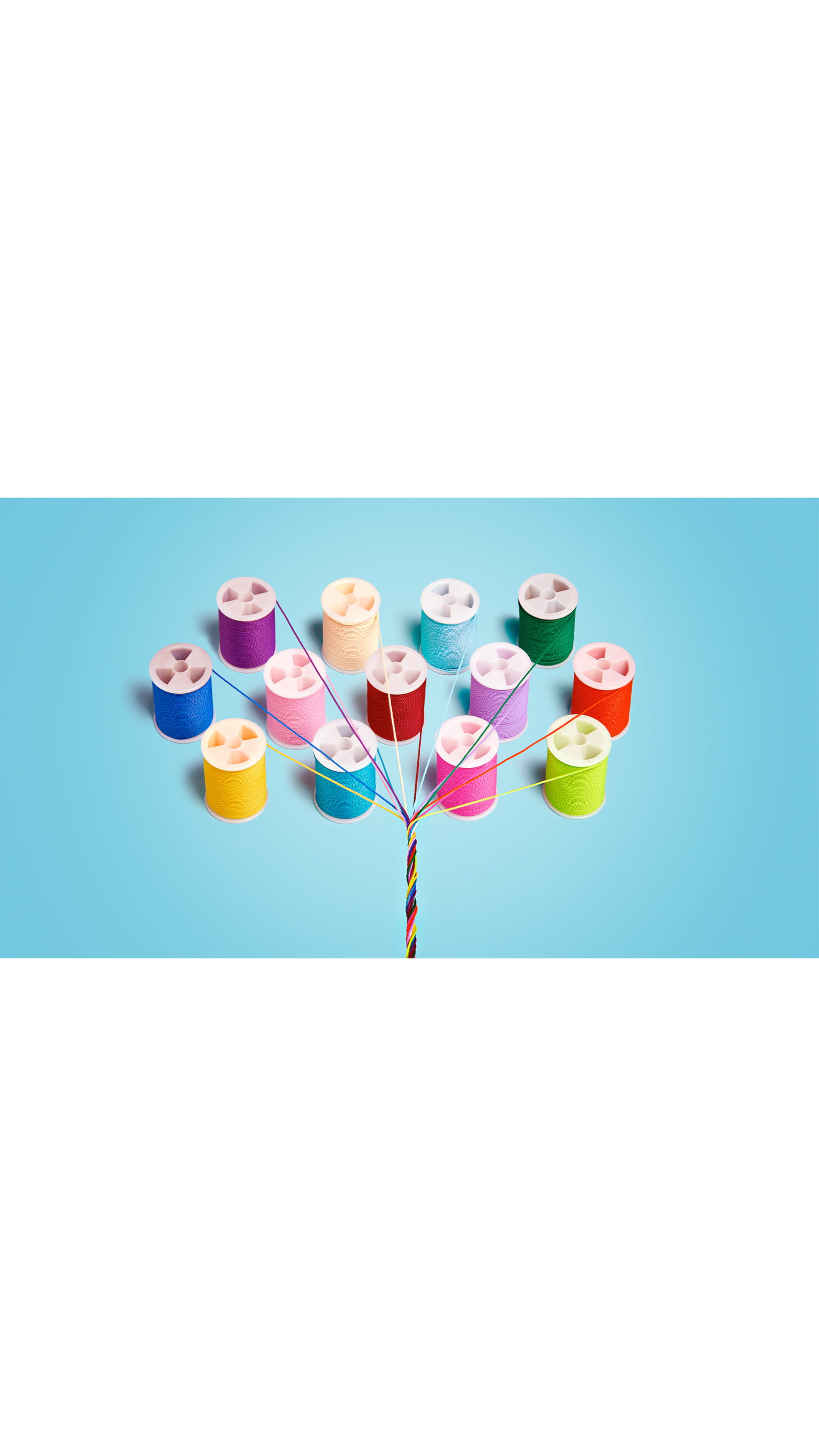 ICAEW TAXline tax MTD blue thread sewing bobbin