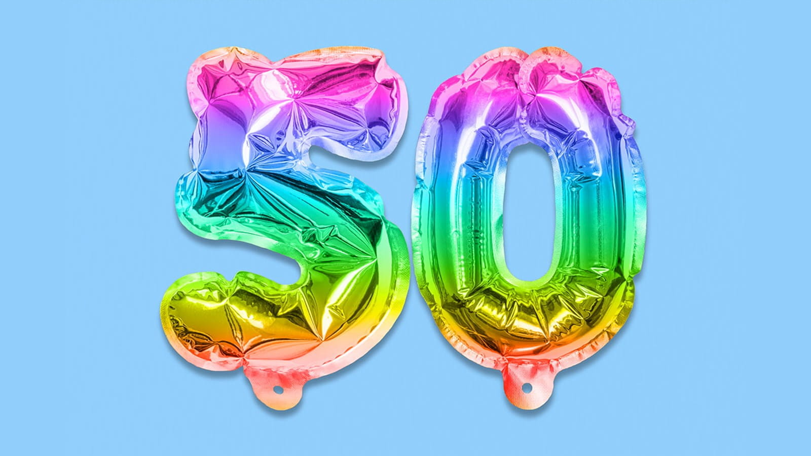 50 50th birthday anniversary balloons rainbow VAT ICAEW TAXline
