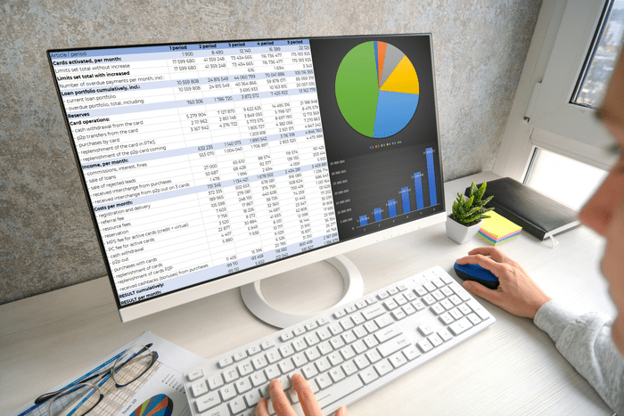 Excel screen